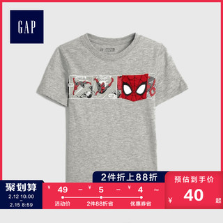 GAP 471916 男童蜘蛛侠纯棉T恤