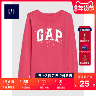 Gap 499181 女童印花长袖T恤