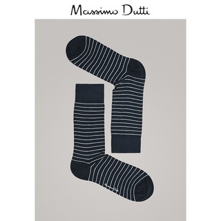 Massimo Dutti 00616033401 男士条纹袜