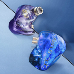 qdc 天王星 入耳式耳塞式有线耳机 蓝色