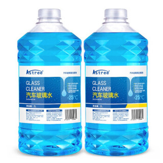 Astree 汽车防冻玻璃水 -25℃ 2L*2瓶