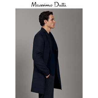 Massimo Dutti 02411161400 男士手工制羊毛大衣