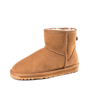 OZWEAR UGG 女鞋 羊毛一体雪地靴