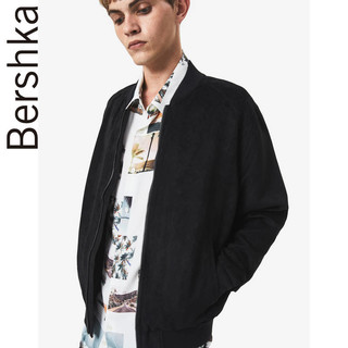 Bershka 06380200800 男士绒面飞行员夹克