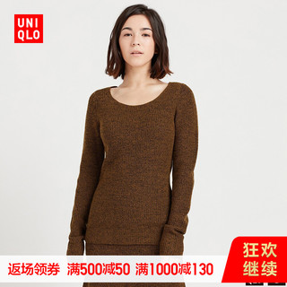 UNIQLO 优衣库 U系列 420988 女士圆领针织衫