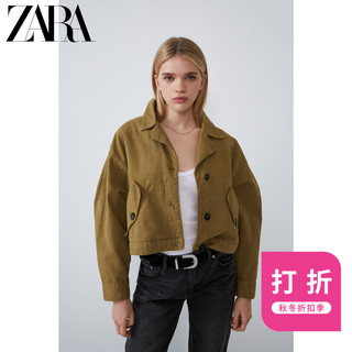 ZARA TRF 08527200704 女士口袋开襟衫  