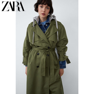 ZARA TRF 05071900505 女款连帽风衣 