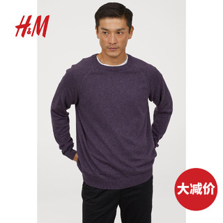 H&M 0632803 男士圆领针织衫