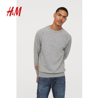 H&M 0632803 男士圆领针织衫