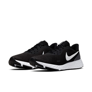 NIKE 耐克 Revolution 5 男子跑鞋 BQ3204-002 黑白 41