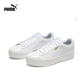 PUMA 彪马 VIKKY 364892 女子亮皮厚底休闲鞋