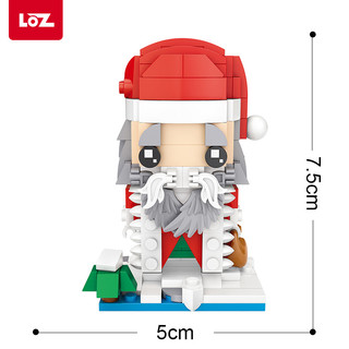 LOZ 俐智  LOZ1193 、迷你砖头人圣诞公仔礼盒套装小颗粒拼插积木