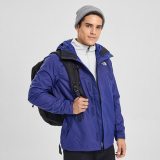 THE NORTH FACE 北面 男士户外冲锋衣 46JL-FW19 黑色 M