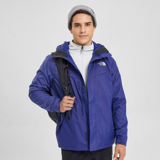 THE NORTH FACE 北面 男士户外冲锋衣 46JL-FW19 黑色 M