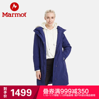 marmot 土拨鼠 Chelsea Coat V76580 女士中长款羽绒服 700蓬