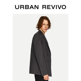 URBAN REVIVO MF12S1CN2000 男士双排扣西装