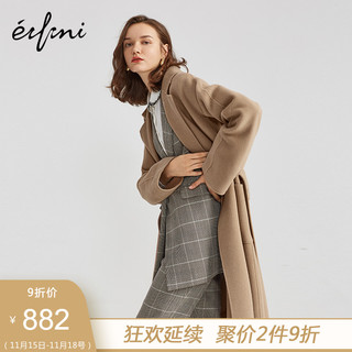 Eifini 伊芙丽 1A9971251D 女士纯羊毛双面呢大衣