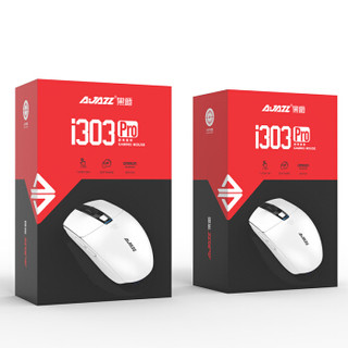 AJAZZ 黑爵 I303Pro 2.4G无线鼠标 白色 16000DPI