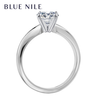 Blue Nile 3EX无荧光 14k白金订婚钻戒（0.5克拉，SI净度，H色）