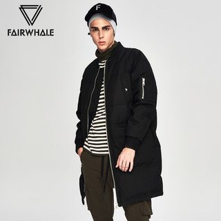 MARK FAIRWHALE 马克华菲 男士中长款羽绒服