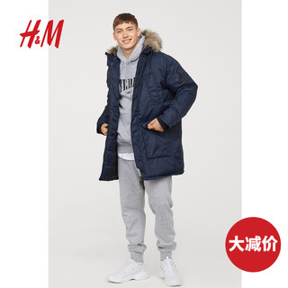 H&M 0517442__2 男士夹棉派克大衣