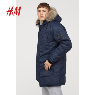 H&M 0517442__2 男士夹棉派克大衣