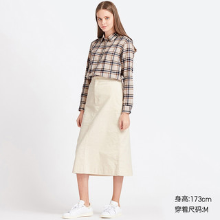 UNIQLO 优衣库 421651 女款法兰绒格子衬衫