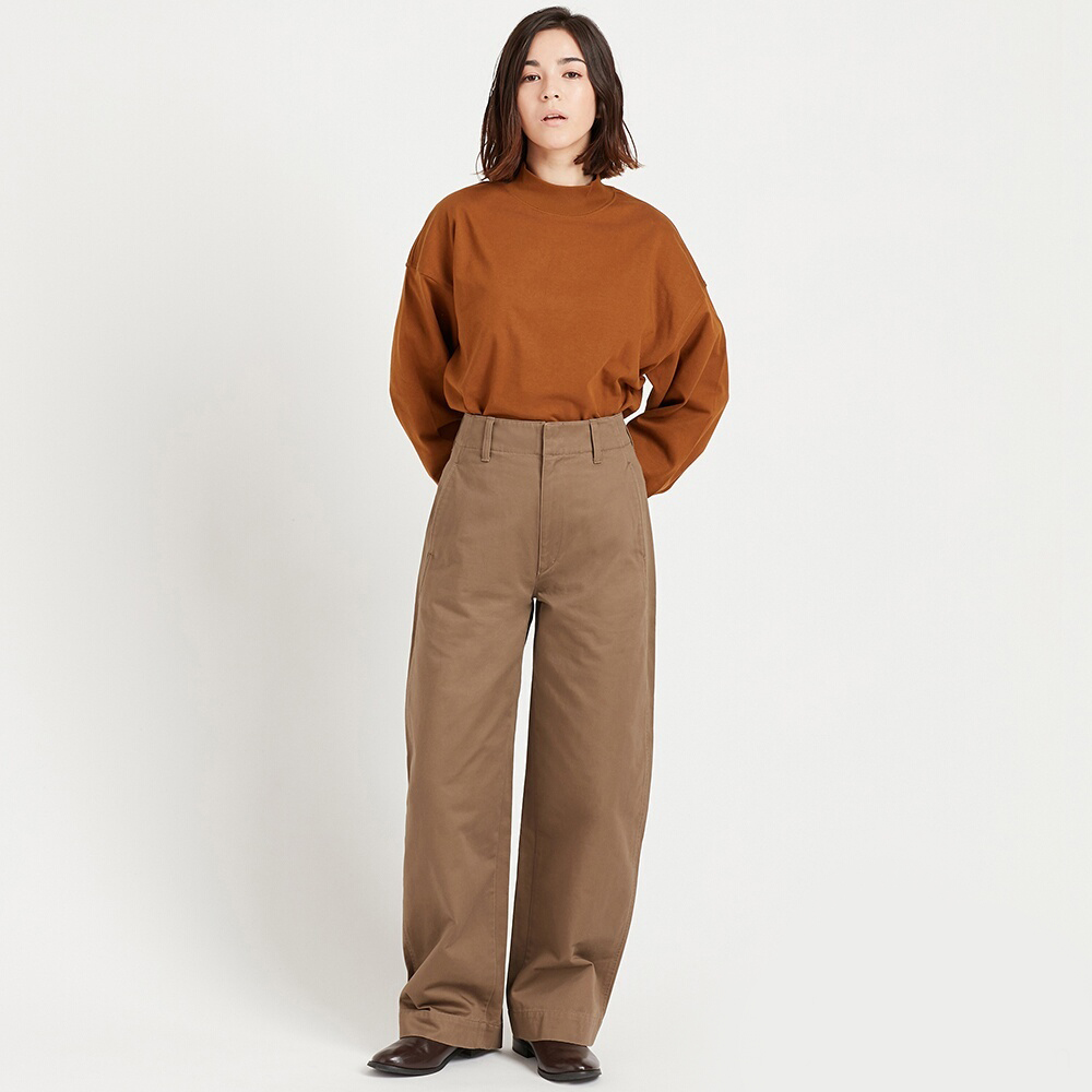 uniqlo优衣库u系列422279女士宽腿廓形裤