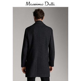 Massimo Dutti 02406162801 男士羊毛混纺大衣