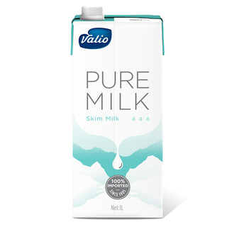 VALIO 蔚优 脱脂纯牛奶 1L*6盒