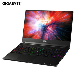 GIGABYTE 技嘉 Aero15 Classic-SA 15.6英寸游戏本（i7-9750H、8GB、512B、GTX1660Ti 、144Hz）