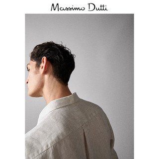 Massimo Dutti 00152052712 男士亚麻衬衫