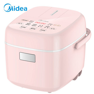 美的（Midea）电饭煲电饭锅1.6L迷 控1-2人玻璃内胆母婴 饭煲 MB-FB16E126 *3件