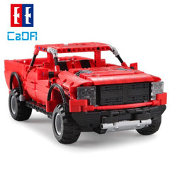 CaDA 咔搭 双鹰积木玩具 C51005 遥控皮卡车模型 549颗粒