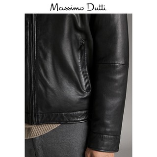 Massimo Dutti 03318247800 男士真皮夹克