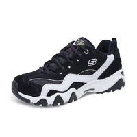 SKECHERS 斯凯奇 D'lites 2.0 女士休闲运动鞋 66666077/BLK 黑色 35