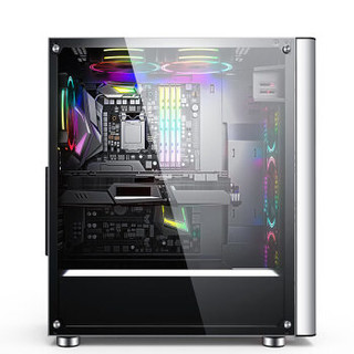 宁美 魂 白骑士 GI7000 台式机 黑色(酷睿i5-9600KF、RTX 2070 8G、16GB、512GB SSD、风冷)