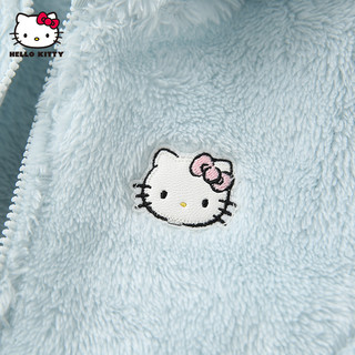 Hello Kitty 凯蒂猫 女童加绒连帽外套