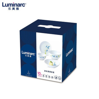 Luminarc 乐美雅 N5462 塞纳蓝餐具 十件套 　