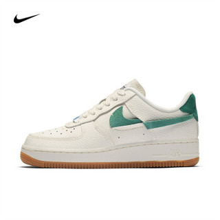 NIKE 耐克 AIR FORCE 1'07 LXX 女子运动鞋 BV0740-100 白色/绿色/蓝色 38