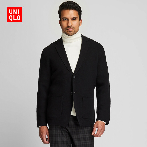 商品uniqlo 优衣库 421306 羊毛混纺休闲西服