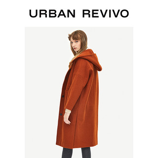 URBAN REVIVO WG44S1LE2002 女士羊毛混纺大衣