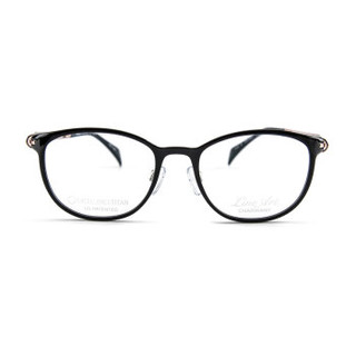 CHARMANT夏蒙 眼镜框女款全框线钛眼镜架近视配镜光学镜架XL2123 BK 51mm黑色