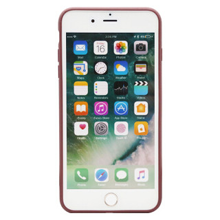 伟吉(WEIJI)苹果7/8手机壳iPhone7/8编织手机套透气防摔保护套手机全包男女款软壳 棕色