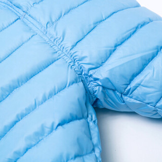 贝贝怡 Bornbay冬季0-6岁男女宝宝加厚夹棉羽绒服套装144T014 天蓝 24个月/身高90cm