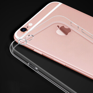 悦可（yueke）苹果6 plus/6s plus手机壳 iphone6 plus/6s plus保护套 硅胶全透明软壳全包-5.5英寸