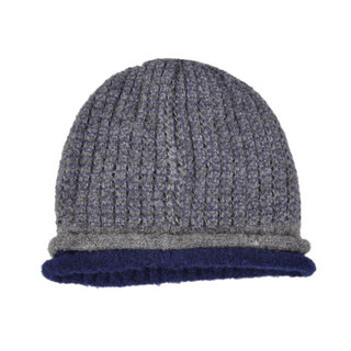 卡蒙（Kenmont）km-9066 冬季女士毛线帽休闲百搭堆堆帽 蓝灰色