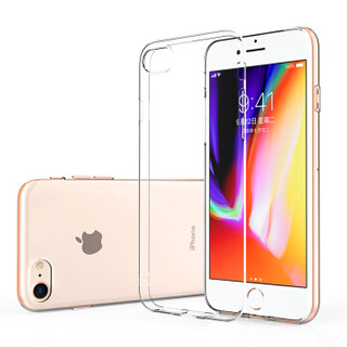 ESCASE 苹果iPhone8/7 plus手机壳 全包透明硅胶防摔TPU保护套软壳 5.5英寸