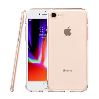 ESCASE 苹果iPhone8/7 plus手机壳 全包透明硅胶防摔TPU保护套软壳 5.5英寸