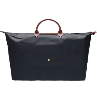 LONGCHAMP 珑骧 女款金属灰织物短柄可折叠手提包 1625 089 300